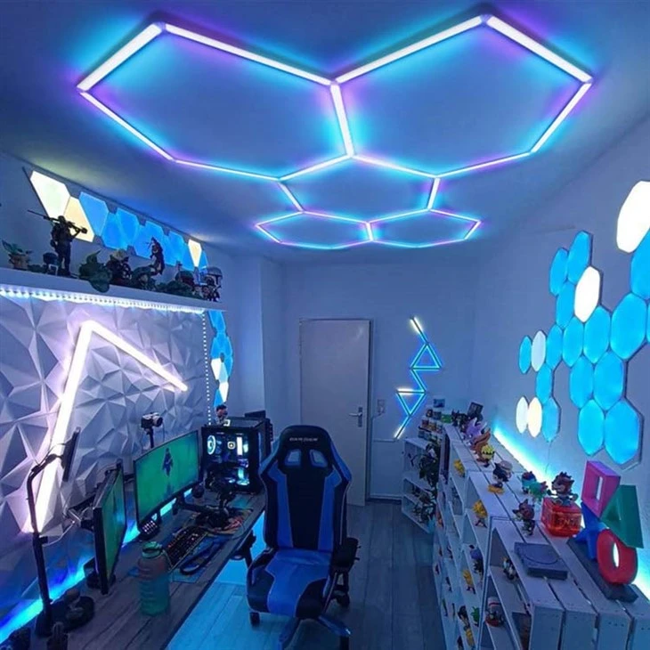 Led Hexagon Ceiling Lights